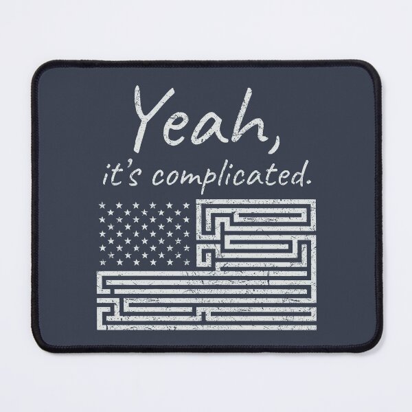 Item preview, Yeah, it’s complicated: Maze of Stars and Stripes designed and sold by SplashTastic.