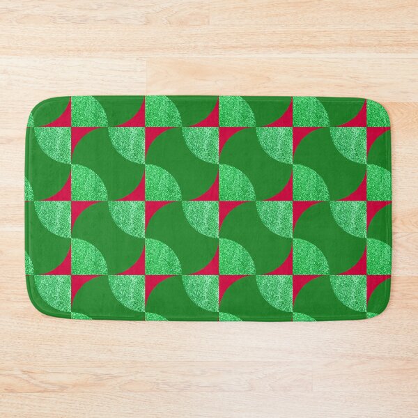Item preview, Red Green Glitter  Circles Hand Drawn designed and sold by Victoria Rose.
