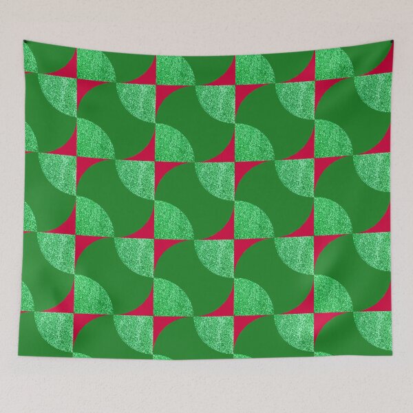 Item preview, Red Green Glitter  Circles Hand Drawn designed and sold by Victoria Rose.