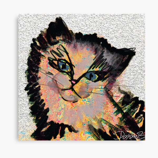 Gentle cat Impression sur toile