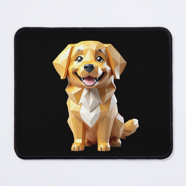 Item preview, Golden Retriever in Geometric Style designed and sold by KiEgon.