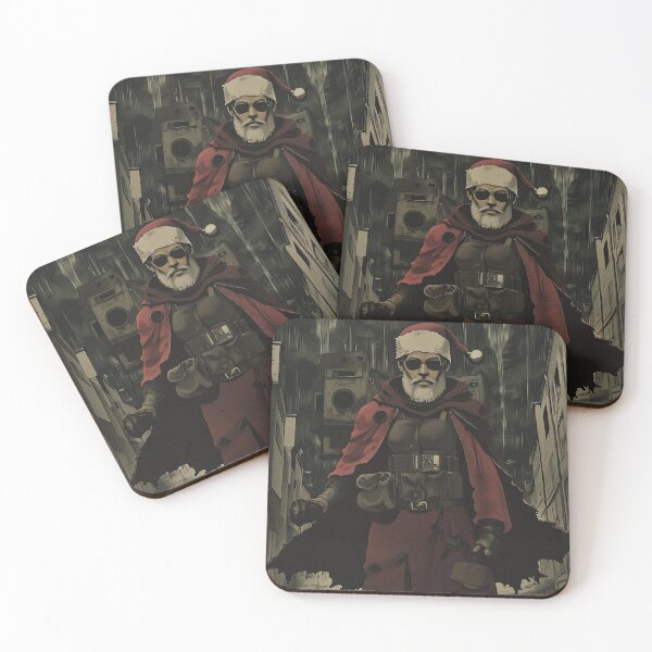 Item preview, Urban Warrior Santa designed and sold by WILD-WILD-CAT.