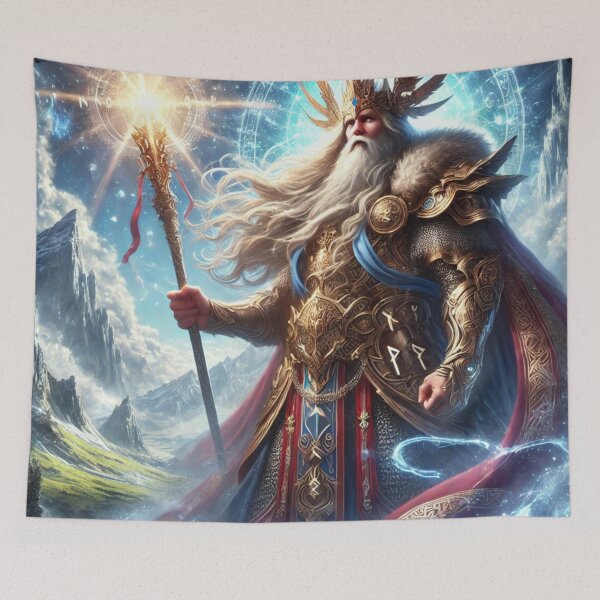 Item preview, Woden's Radiance: The Supreme God of Wisdom and Power designed and sold by aunins7.