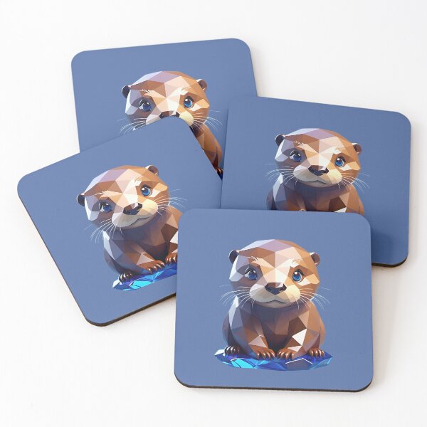 Item preview, Geometric Otter Charm designed and sold by KiEgon.