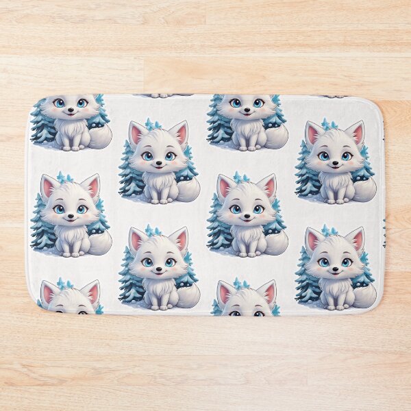 Item preview, Cartoon Arctic Fox  designed and sold by Krieghorn.