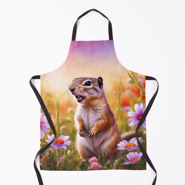 Item preview, Cute Ground Squirrel Amid Flowers 3 designed and sold by Tom-Johnson.
