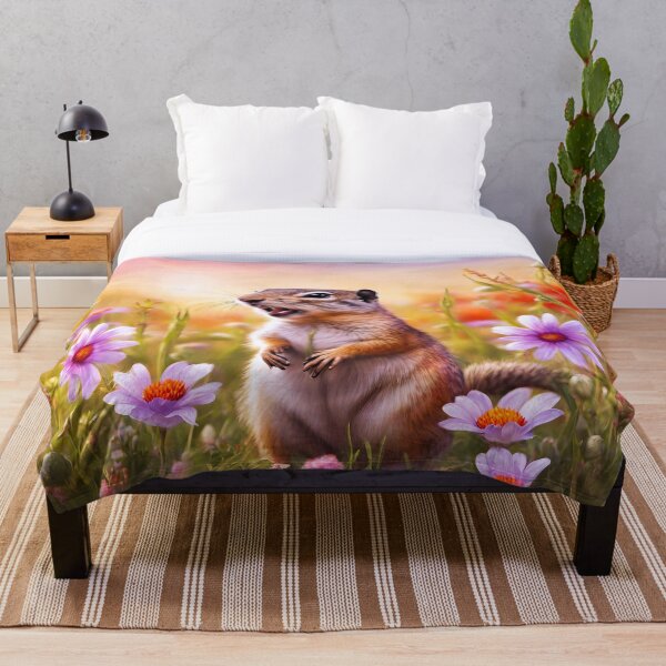 Item preview, Linda ardilla terrestre entre flores 3 designed and sold by Tom-Johnson.