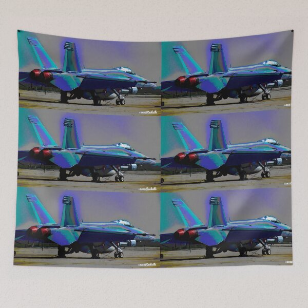 Item preview, Sublime F35 Navy Fighter Jet Abstract  Painting  designed and sold by Yogibear & Rachelle .