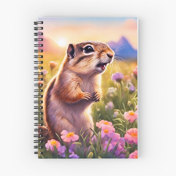 Item preview, Cute Ground Squirrel Amid Flowers 4 designed and sold by Tom-Johnson.