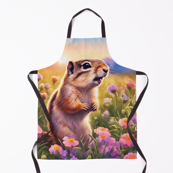 Item preview, Cute Ground Squirrel Amid Flowers 4 designed and sold by Tom-Johnson.