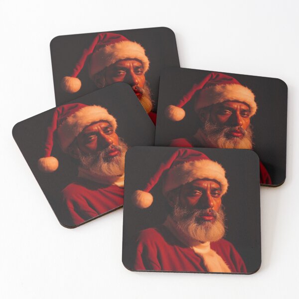 Item preview, Reflective Santa in Warm Light designed and sold by WILD-WILD-CAT.
