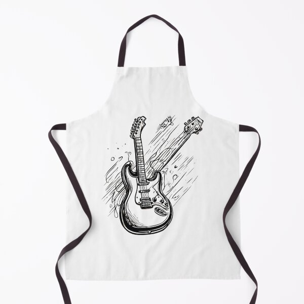Item preview, Hand-Drawn Electric Guitar Art 3 designed and sold by Tom-Johnson.