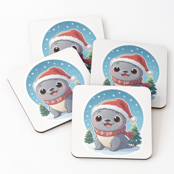 Item preview, Christmas Cartoon Seal designed and sold by Krieghorn.