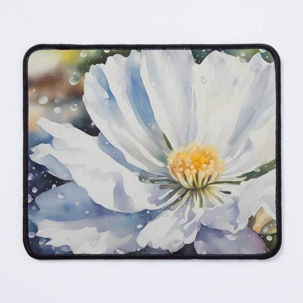 Item preview, White Flower Showering on Beach designed and sold by CalmnessbyChoice.