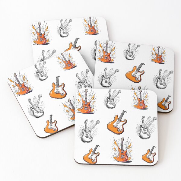 Item preview, Hand-Drawn Electric Guitar Art Pattern 1 designed and sold by Tom-Johnson.