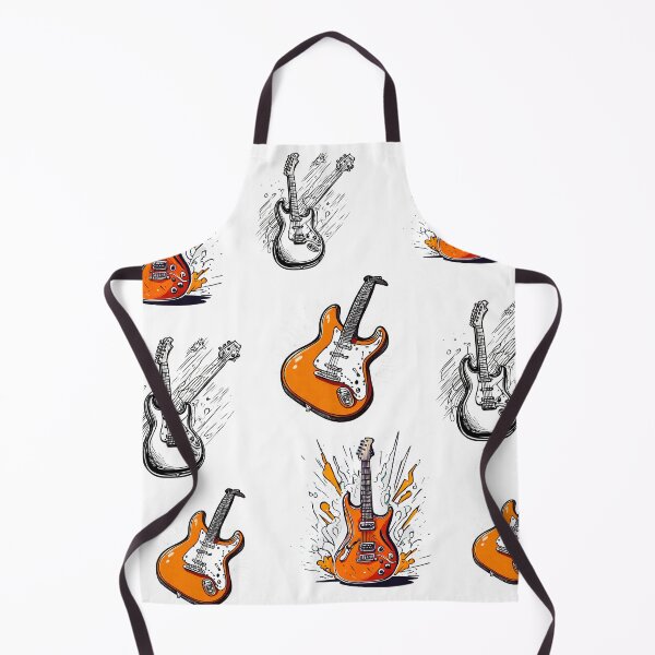 Item preview, Hand-Drawn Electric Guitar Art Pattern 1 designed and sold by Tom-Johnson.