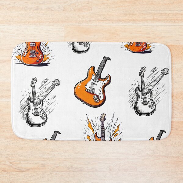 Item preview, Hand-Drawn Electric Guitar Art Pattern 1 designed and sold by Tom-Johnson.