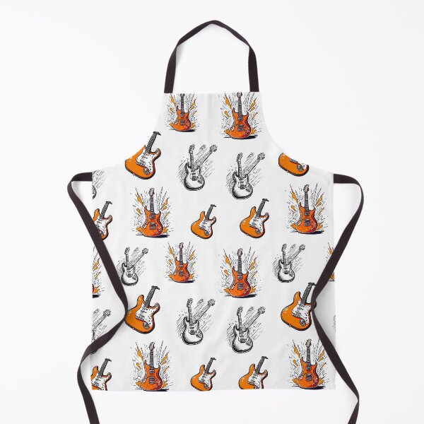 Item preview, Hand-Drawn Electric Guitar Art Pattern 2 designed and sold by Tom-Johnson.