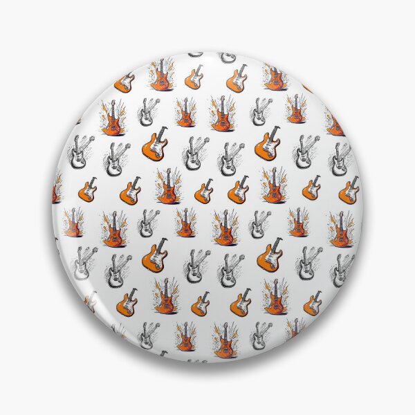 Item preview, Hand-Drawn Electric Guitar Art Pattern 3 designed and sold by Tom-Johnson.