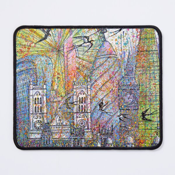 Item preview, Swooping swallows over the city designed and sold by sanyijudit.