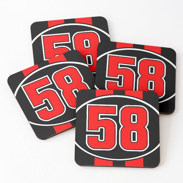 Item preview, Marco Simoncelli Number designed and sold by AllYouCanDesign.
