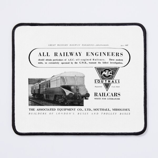 Item preview, Vintage AEC GWR Railcar advert designed and sold by Random Railways.