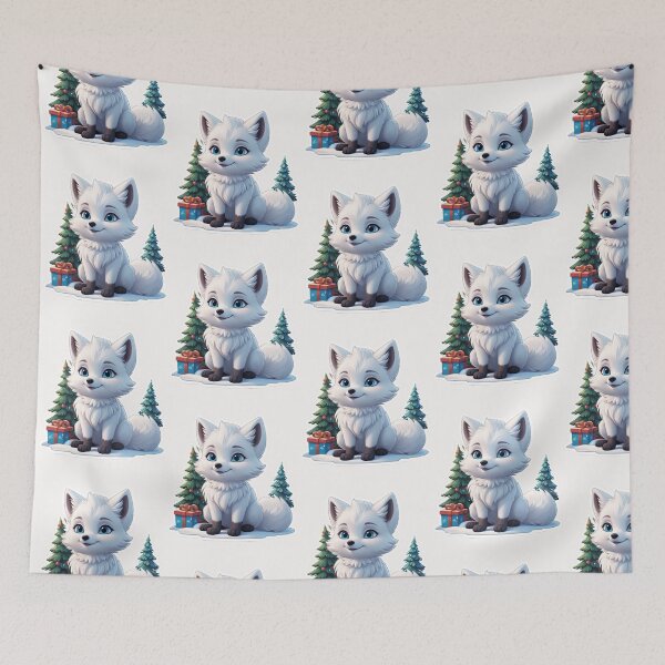 Item preview, Christmas Cartoon Arcitc Fox designed and sold by Krieghorn.