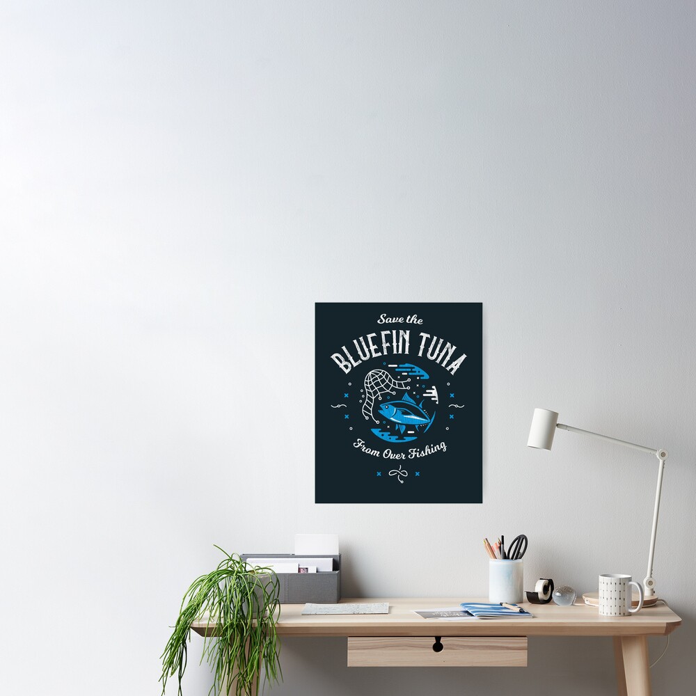 Save the Bluefin Tuna from Over Fishing Sticker for Sale by Bangtees