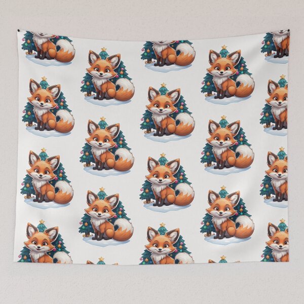 Item preview, Christmas Cartoon Red Fox designed and sold by Krieghorn.