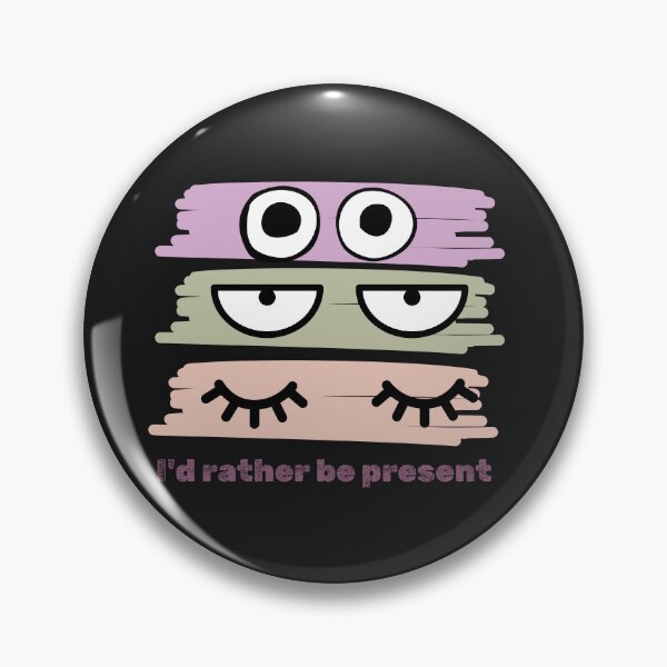 Item preview, I'd rather be present-meditation designed and sold by Betinka.