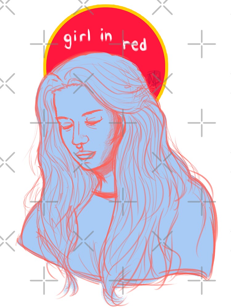 "girl in red" Tshirt for Sale by Paintimenti Redbubble girl in red