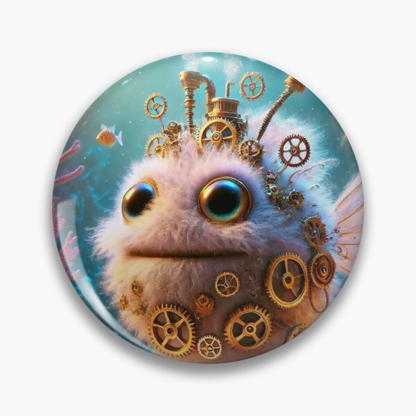 Item preview, Steampunk Hairy Frogfish designed and sold by Sillytoe.