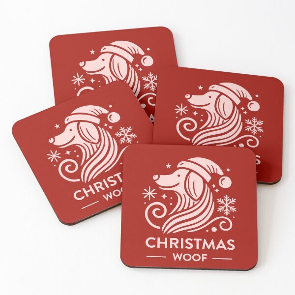 Item preview, Christmas Woof: Festive Dog Designs, Unique designed and sold by villacreativa.