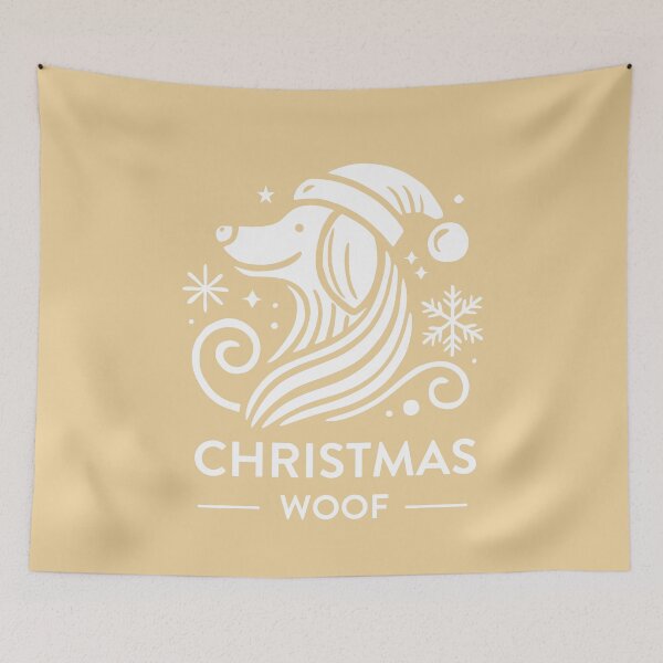 Item preview, Christmas Woof: Festive Dog Designs, Unique designed and sold by villacreativa.