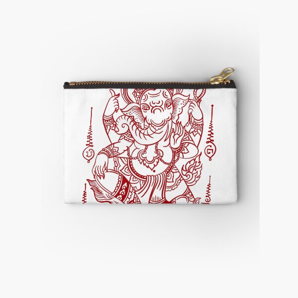 Item preview, Red Sak Yant Ganesha Sacred Tattoo Design designed and sold by Ancestral Lines.