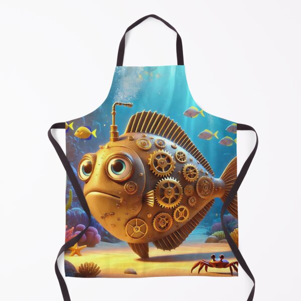 Item preview, Steampunk Halibut designed and sold by Sillytoe.