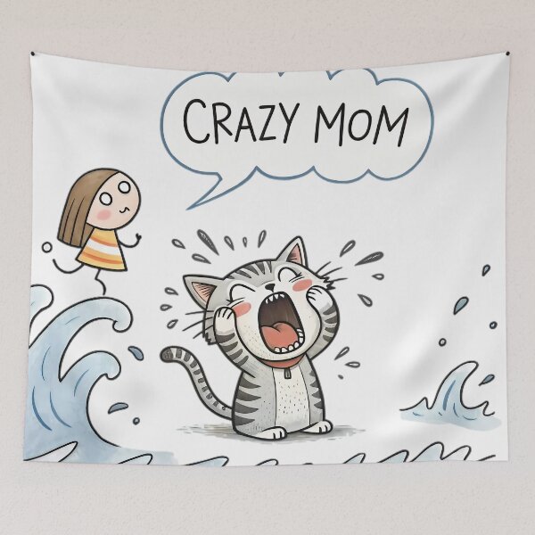 Item preview, Crazy Mom For Children, kids designed and sold by MindFrank.