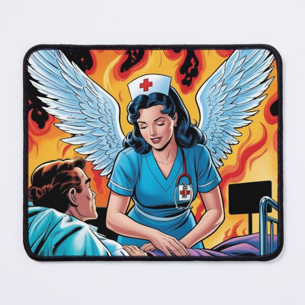 Item preview, Nurse as angel designed and sold by MessOnClothes.