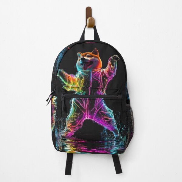 Item preview, Shiba Inu Neon Dance designed and sold by AI-Only Creations.