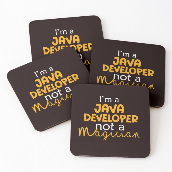 Item preview, "I'm a Java Developer, Not a Magician" – Funny Tech design designed and sold by Mahakamel.