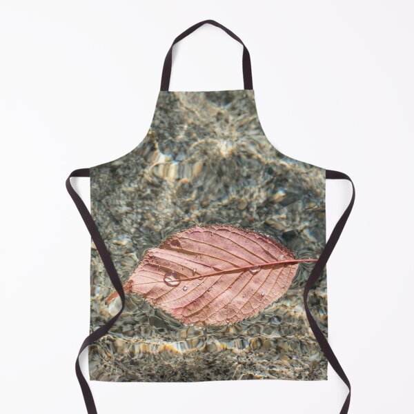Item preview, Autumnal Bijou - Pale Pink Leaf Underside with Droplets designed and sold by Georgia Mizuleva.