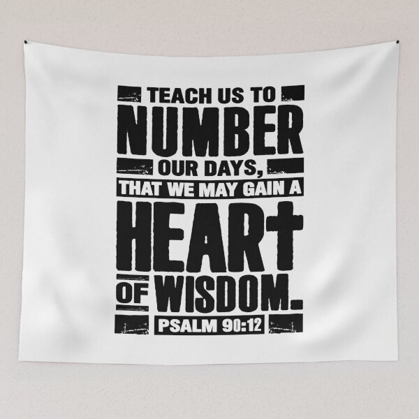 Item preview, Psalm 90:12 Teach Us To Number Our Days designed and sold by plushism.