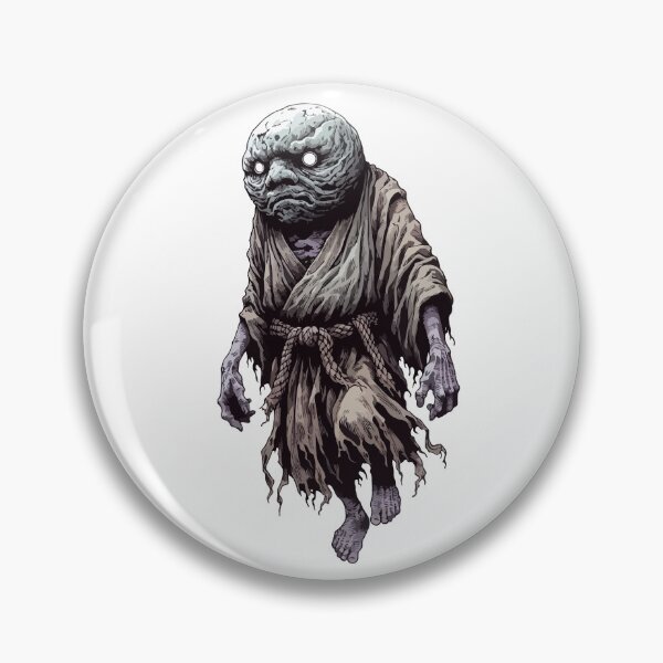 Item preview, Yokai Abura Sumashi Big-headed Rock Monk designed and sold by Yokai-Infinity.