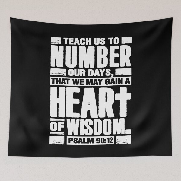 Item preview, Psalm 90:12 Teach Us To Number Our Days designed and sold by plushism.