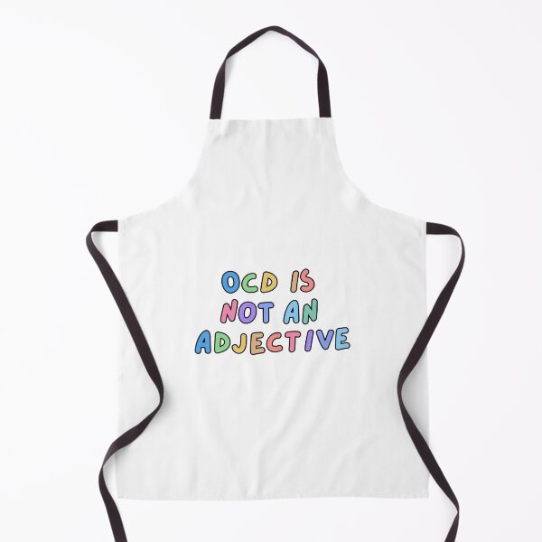 Artikelvorschau, OCD ist kein Adjektiv, farbenfrohes Textdesign | OCD-Bewusstsein entworfen und verkauft von NeurodiverseTea.
