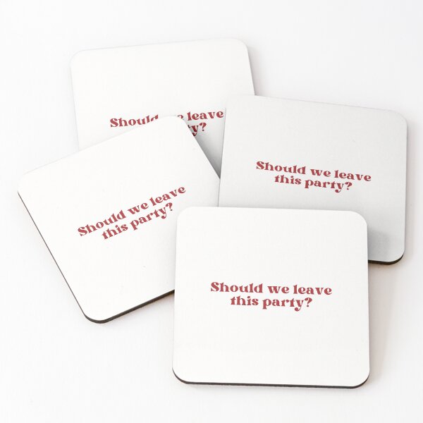 Item preview, Should we leave this party? designed and sold by PeachyLitchi.