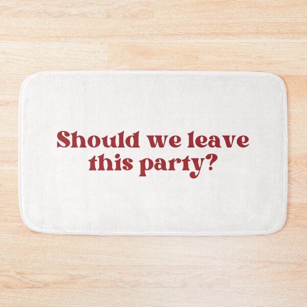 Item preview, Should we leave this party? designed and sold by PeachyLitchi.