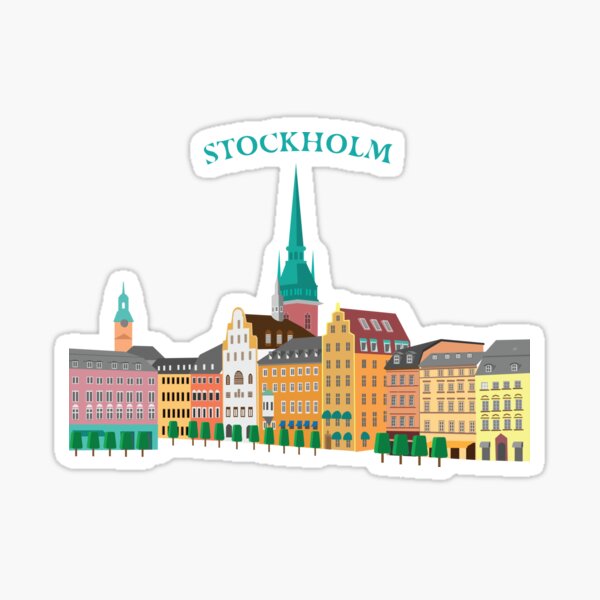 Item preview, stockholm sweden skyline designed and sold by skalihm.