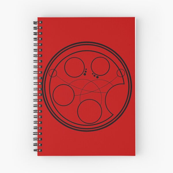 Item preview, Phillip in Circular Gallifreyan -- black on red designed and sold by FireLemur.
