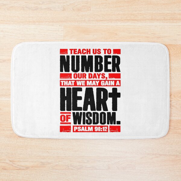 Item preview, Psalm 90:12 Teach Us To Number Our Days designed and sold by plushism.